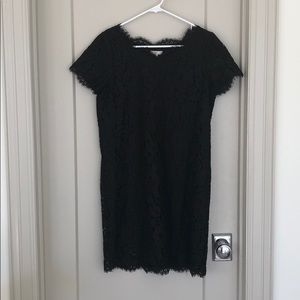 Black lace dress